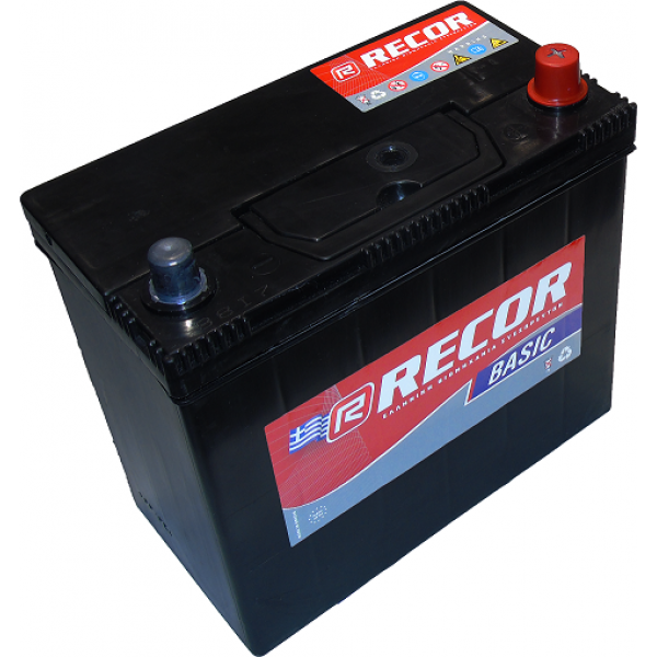 Μπαταρία RECOR 50B24L 45Ah 330A 238mm x 129mm x 227mm